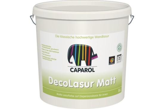 Prekės „Dažai matiniai lazūriniai vidaus darbams Caparol Deco-Lasur Matt 2,5 l“ paveikslėlis