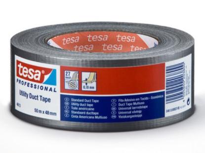 Prekės „Juosta audinio Tesa STANDART juoda 50 m x 48 mm“ paveikslėlis