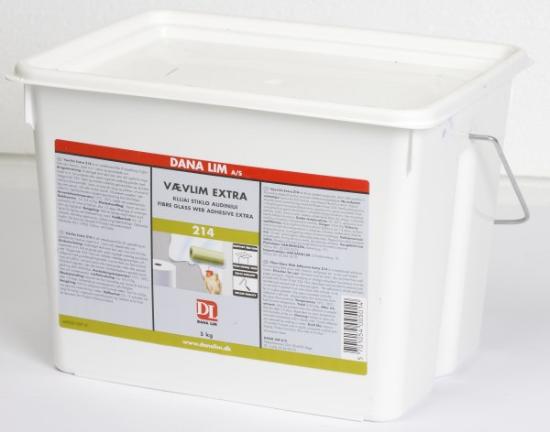 Prekės „Klijai stiklo pluošto tapetams Vaevlim Ekstra 214 5 kg Danalim“ paveikslėlis