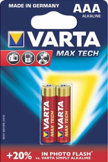 Prekės „Elementai VARTA, 4703\2 AAA, 1,5 V, 2 vnt.“ paveikslėlis