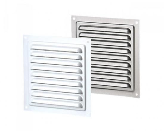 Prekės „Grotelės ventiliacinės metalinės su tinkleliu 250 x 250 mm MVM250SP pilkos Vents“ paveikslėlis