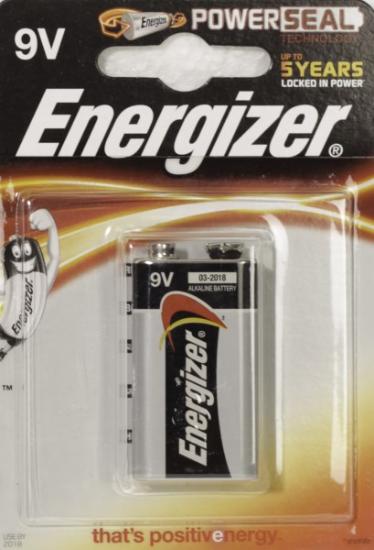 Prekės „Elementai ENERGIZER, 6LR61, 9 V, Base, 1 vnt.“ paveikslėlis