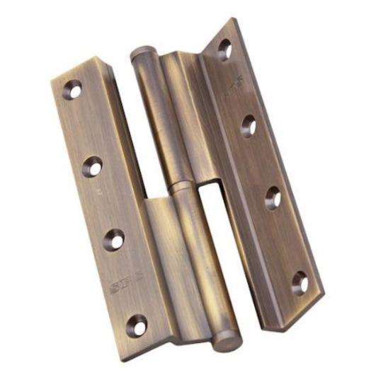 Prekės „Vyriai durų 487 120x70 mm OGR sendinto žalvario kairiniai Inovo“ paveikslėlis