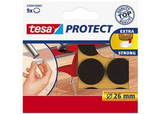 Prekės „Lipdukas apsauginis Ø 26 mm apskritimas rudas TESA 9 vnt“ paveikslėlis
