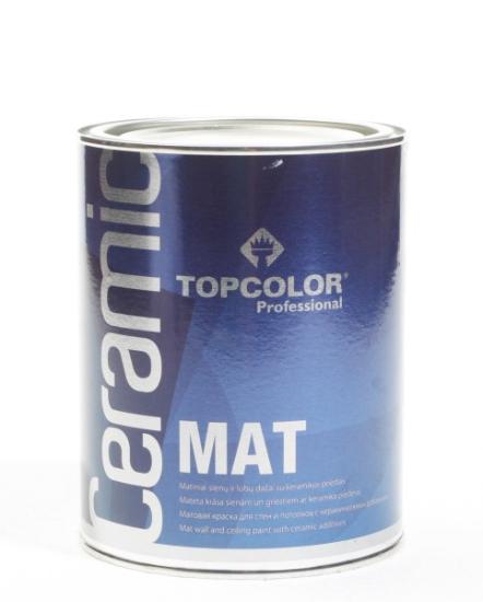 Prekės „Dažai matiniai dispersiniai Ceramic 1 l TOPCOLOR“ paveikslėlis