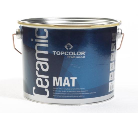 Prekės „Dažai matiniai dispersiniai Ceramic 2,5 l TOPCOLOR“ paveikslėlis