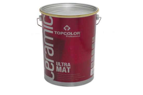 Prekės „Dažai lateksiniai padidinto matiškumo Ceramic Ultra Mat 10 l TOPCOLOR“ paveikslėlis