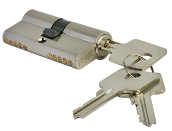 Prekės „Cilindras spynai 30x30 mm 3 raktai chromo Inovo 4E CR“ paveikslėlis
