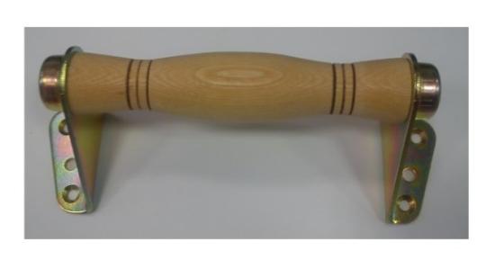 Prekės „Medinė durų rankena, 165 mm“ paveikslėlis