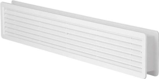 Prekės „Grotelės ventiliacinės durims plastikinės 2 vnt VM50090 500 x 90 mm Haco“ paveikslėlis