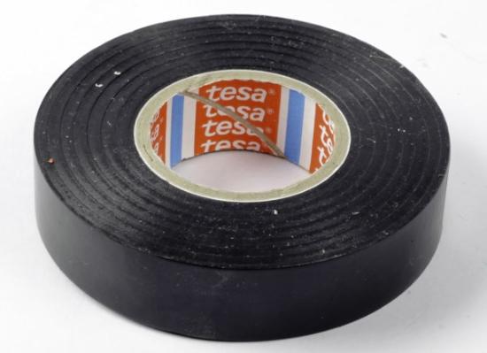 Prekės „Juosta izoliacinė juoda Premium 33 m x 19 mm Tesa“ paveikslėlis