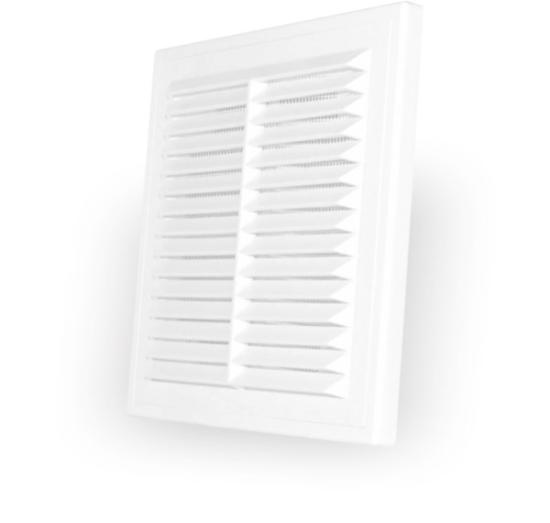 Prekės „Grotelės ventiliacinės plastikines klijuojamos 150 x 150 mm D150RW Dospel“ paveikslėlis