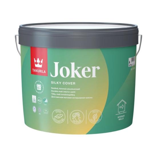 Prekės „Dažai matiniai sienoms ir luboms Tikkurila Joker A 9 l“ paveikslėlis