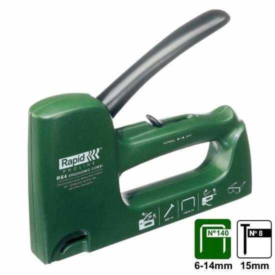 Prekės „Segtuvas 140 tipo 6 - 14 mm plastikinis R64 Rapid“ paveikslėlis