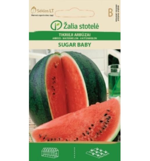 Prekės „Sėklos arbūzai tikrieji SUGAR BABY“ paveikslėlis