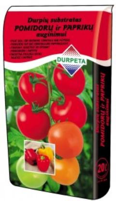 Prekės „Durpių substratas pomidorams / paprikoms 20 l“ paveikslėlis