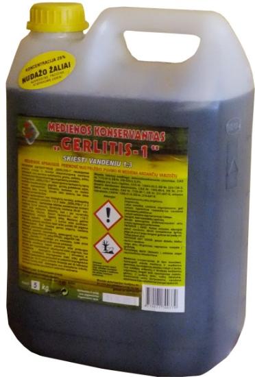 Prekės „Impregnantas medienai Gerlitas-1 b 10 kg žalias“ paveikslėlis