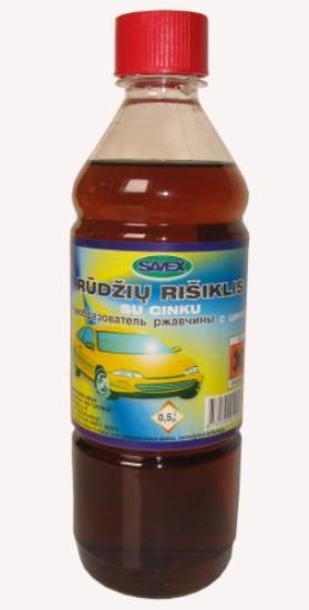 Prekės „Rūdžių rišiklis su cinku 0,5 l SAVEX“ paveikslėlis