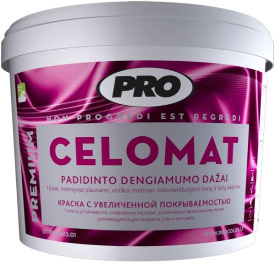 Prekės „Dažai - intensyviai plaunami PRO CELOMAT 5 l“ paveikslėlis