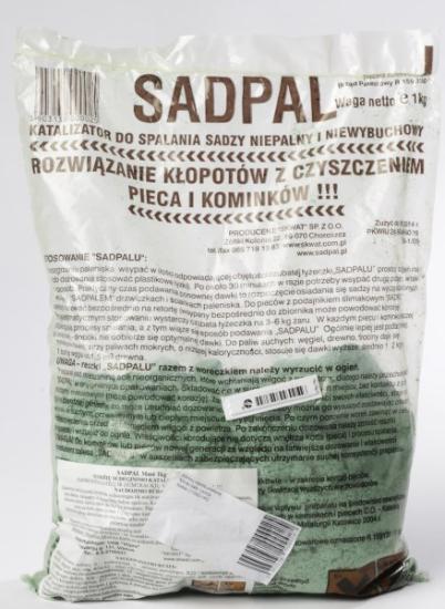 Prekės „Valiklis kaminų SADPAL, milteliai kaminui valyti 1 kg“ paveikslėlis