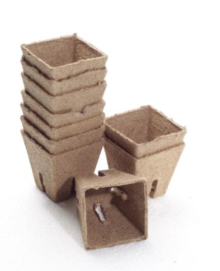 Prekės „Daigykla durpinė kvadratinė 6 x 6 cm 10 vnt“ paveikslėlis