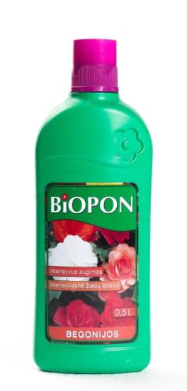Prekės „Skystos trąšos begonijoms Biopon, 500 ml“ paveikslėlis