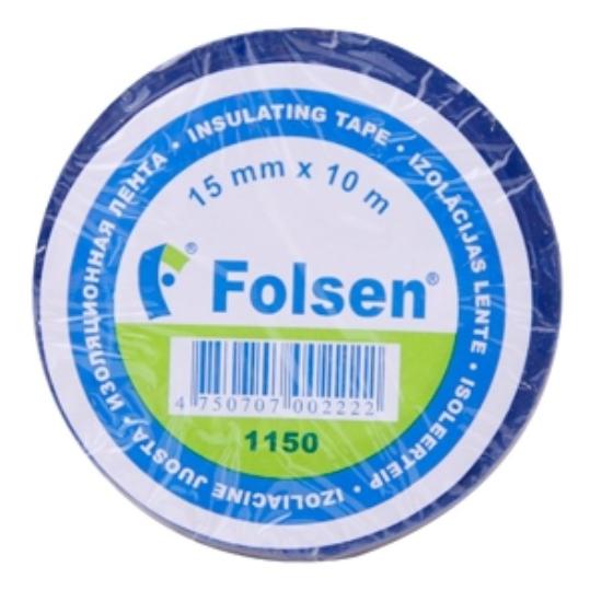 Prekės „Juosta izoliacinė 15 mm x 10 m mėlyna FOLSEN“ paveikslėlis