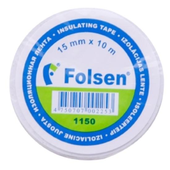 Prekės „Juosta izoliacinė 15 mm x 10 m balta FOLSEN“ paveikslėlis
