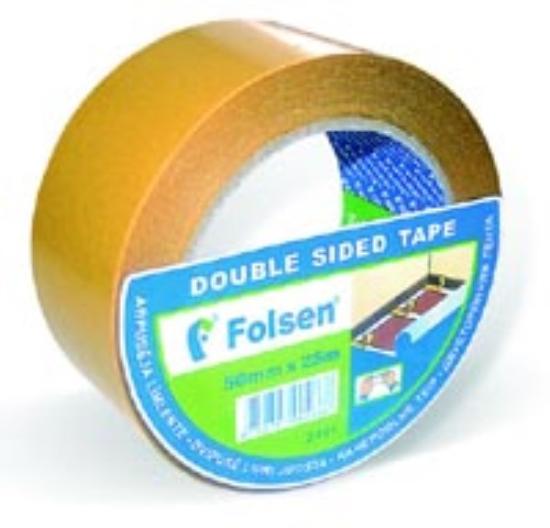 Prekės „Juosta dvipusė universali 50 mm x 5 m (PP) FOLSEN“ paveikslėlis