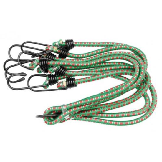 Prekės „Juosta guminė bagažo tvirtinimui 4 vnt 80 cm x 8 mm Vorel 82301“ paveikslėlis