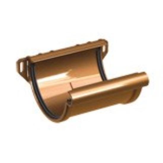 Prekės „Latakas jungtis GALECO EXTRA, 110 mm, ruda“ paveikslėlis
