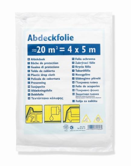 Prekės „Plėvelė apsauginė uždengim.poliet.4x2,5m 5my“ paveikslėlis