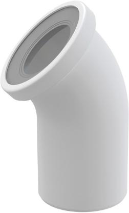 Prekės „Alkūnė WC pajungimui ALCAPLAST 45° A90-45“ paveikslėlis