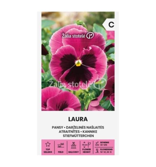 Prekės „Darželinės sėklos Našlaitės LAURA 0,3 g“ paveikslėlis