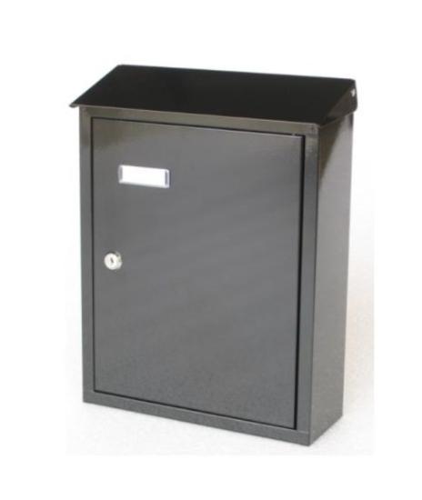 Prekės „Dėžutė pašto PD900 juodos spalvos 385x290x100 mm“ paveikslėlis