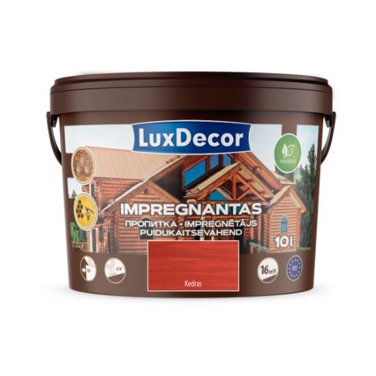 Prekės „Impregnantas medienai PRIMACOL LuxDecor 10 l kedras“ paveikslėlis