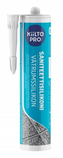 Prekės „Silikonas sanitarinis KESTOSIL 11 naturaliai balta 310 ml Kiilto“ paveikslėlis