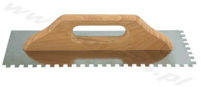 Prekės „Glaistyklė nerūdijančio plieno 480 x 130 mm dantyta 8 x 8 mm“ paveikslėlis