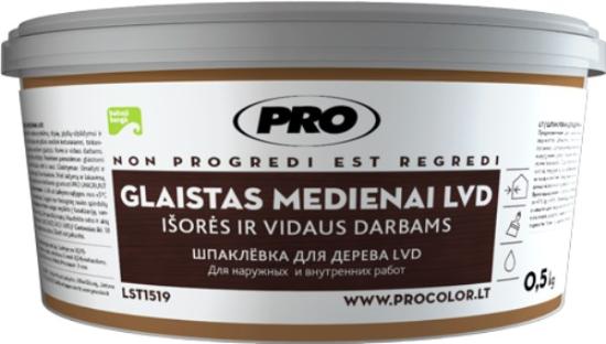 Prekės „Glaistas medienai PRO LVD baltas 0,5kg“ paveikslėlis