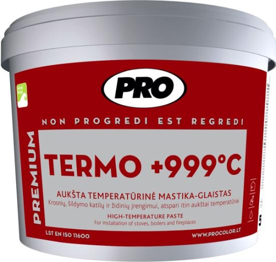 Prekės „Mastika - glaistas aukštatemperatūrinė PRO TERMO +999 °C 1 kg“ paveikslėlis