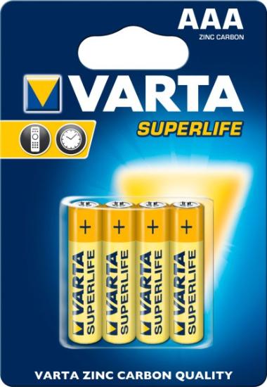 Prekės „Elementai VARTA AAA R3 1.5V, 4 vnt.“ paveikslėlis