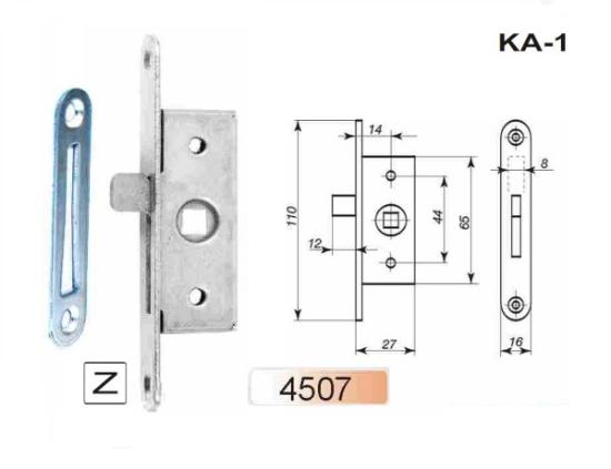 Prekės „Spynelė mediniams langams be rankenėlės 25 mm 4507“ paveikslėlis