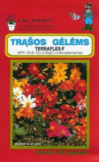 Prekės „Trąšos gėlėms NPK 18-6-19+ME 100g“ paveikslėlis
