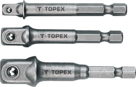Prekės „Perėjimai galvutei 1/4" 3/8" 1/2" Topex“ paveikslėlis