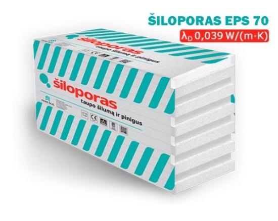 Prekės „Polistirenas, šiloporas EPS 70/15 150x985x485 mm, frezuotas“ paveikslėlis