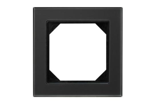 Prekės „Rėmelis 1 vietos 6 mm K14-245-01 Epsilon Black Glass juodas matinis stiklas Liregus“ paveikslėlis