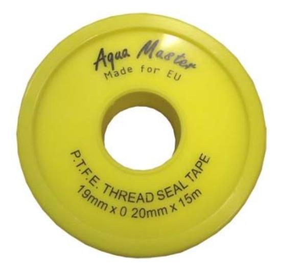 Prekės „Juosta sandarinimo tefloninė P.T.F.E. 19 mm x 0,2 mm 15 m Remer“ paveikslėlis