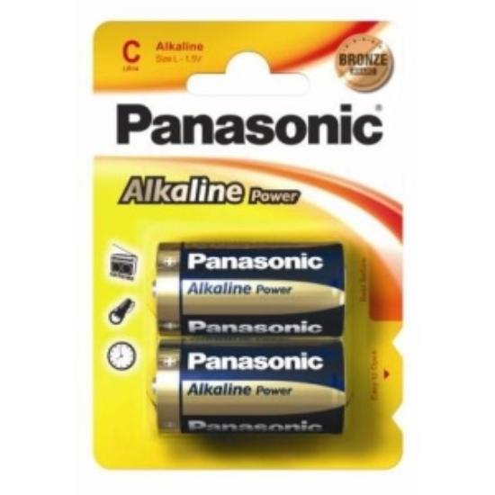 Prekės „Elementai PANASONIC ALKALINE Power LR14-2BP, 2 vnt.“ paveikslėlis