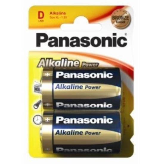 Prekės „Elementai PANASONIC ALKALINE Power LR20-2BP, 2 vnt.“ paveikslėlis