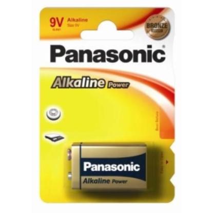Prekės „Elementai PANASONIC ALKALINE Power 6LR61-1BP, 1 vnt.“ paveikslėlis